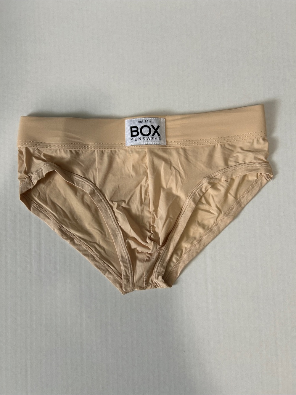 BOX Menswear Beige Brief - Comfort Stretch